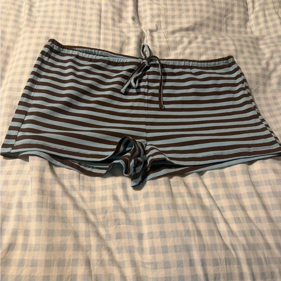 Lioness Brown and Light Blue Striped Long Sleeve Tee set - Picture 3 of 3